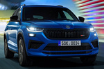 Skoda Kodiaq RS iV RS iV Todo terreno Azul Race Metalizado Exterior Lateral-Frontal 5 puertas