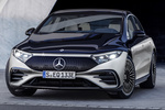 Mercedes-Benz EQS EQS 580 4MATIC Edition 1 Turismo High-tech Silver / Obsidian Black Exterior Frontal-Lateral 5 puertas
