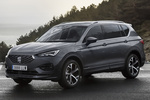 SEAT Tarraco 1.4 e-HYBRID 180 KW (245 CV) DSG-6 FR PHEV Todo terreno Gris Delf&iacute;n Exterior Frontal-Lateral 5 puertas