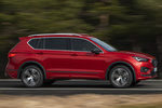 SEAT Tarraco 1.4 e-HYBRID 180 KW (245 CV) DSG-6 FR PHEV Todo terreno Rojo Merlot Exterior Lateral 5 puertas