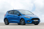 Ford Fiesta 1.0 EcoBoost MHEV 114 kW (155 CV) ST Line X Turismo Azul Isla Desierta Exterior Lateral-Frontal 5 puertas