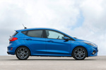 Ford Fiesta 1.0 EcoBoost MHEV 114 kW (155 CV) ST Line X Turismo Azul Isla Desierta Exterior Lateral 5 puertas