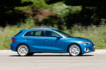 Audi A3 40 TFSIe 150 kW (204 CV) S tronic 6 vel. Sportback Advanced Turismo Azul Atol&oacute;n Metalizado Exterior Lateral 5 puertas