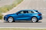 Audi A3 40 TFSIe 150 kW (204 CV) S tronic 6 vel. Sportback Advanced Turismo Azul Atol&oacute;n Metalizado Exterior Lateral 5 puertas