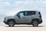 Jeep Renegade 4xe Trailhawk 176 kW (240 CV) 4xe Trailhawk Todo terreno Gris Glacier con Techo Negro Exterior Lateral 5 puertas