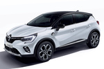 Renault Captur E-TECH H&iacute;brido 105 kW (145 CV) Intens E-TECH H&iacute;brido Todo terreno Blanco Nacarado con techo Negro Exterior Frontal-Lateral 5 puertas