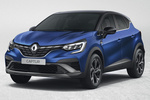 Renault Captur E-TECH H&iacute;brido 105 kW (145 CV) Intens E-TECH H&iacute;brido Todo terreno Azul Rayo con Techo Negro Exterior Frontal-Lateral 5 puertas