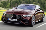 Mercedes-Benz AMG GT AMG GT 53 4MATIC+ AMG GT 53 4MATIC+ Turismo Rojo Rubellite Exterior Frontal-Lateral 5 puertas