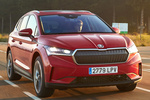 Skoda Enyaq 80 iV 80 iV Todo terreno Rojo Velvet Metalizado Exterior Lateral-Frontal 5 puertas