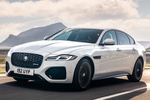 Jaguar XF P 300 AWD R-Dynamic Turismo Yulong White Exterior Frontal-Lateral 4 puertas
