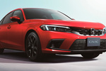 Honda Civic e:HEV Advance Turismo Rojo Cristal Premium Metalizado Exterior Lateral-Frontal 5 puertas