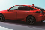 Honda Civic e:HEV Advance Turismo Rojo Cristal Premium Metalizado Exterior Lateral-Frontal 5 puertas