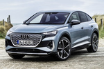Audi Q4 Q4 Sportback 50 e-tron quattro  Sportback Edition One e-tron Todo terreno Azul G&eacute;iser Metalizado Exterior Frontal-Lateral 5 puertas