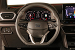 SEAT León 2.0 TDI CR 110 KW (150 CV) DSG Start/Stop FR Sportstourer Turismo familiar Interior Volante 5 puertas