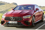 Mercedes-Benz AMG GT AMG GT S E PERFORMANCE 4MATIC+ AMG GT 63 S E PERFORMANCE con Paquete AMG Carbon Turismo Rojo Jupiter Exterior Frontal-Lateral 5 puertas