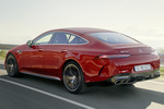 Mercedes-Benz AMG GT AMG GT S E PERFORMANCE 4MATIC+ AMG GT 63 S E PERFORMANCE con Paquete AMG Carbon Turismo Rojo Jupiter Exterior Lateral-Posterior 5 puertas