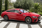 Mercedes-Benz AMG GT AMG GT S E PERFORMANCE 4MATIC+ AMG GT 63 S E PERFORMANCE con Paquete AMG Carbon Turismo Rojo Jupiter Exterior Lateral-Frontal 5 puertas