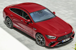 Mercedes-Benz AMG GT AMG GT S E PERFORMANCE 4MATIC+ AMG GT 63 S E PERFORMANCE con Paquete AMG Carbon Turismo Rojo Jupiter Exterior Cenital-Lateral-Frontal 5 puertas