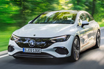 Mercedes-Benz EQE EQE 350+ Electric Art Line Turismo Apalithic White Exterior Frontal-Lateral 4 puertas
