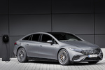 Mercedes-Benz EQS AMG EQS 53 4MATIC+ AMG con Paquete Night Turismo Selenite Grey Exterior Lateral-Frontal 5 puertas