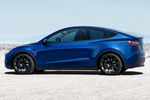 Tesla Model Y Gama Model Y Interior Premium Negro y Blanco Todo terreno Azul oscuro metalizado Exterior Lateral 5 puertas