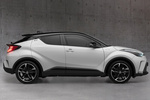 Toyota C-HR 180H GR-Sport Todo terreno Bitono Blanco Perlado y Techo Negro Exterior Lateral 5 puertas