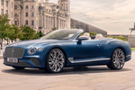 Bentley Continental GT W12 GT Convertible Mulliner GT Convertible Descapotable Moroccan Blue Exterior Frontal-Lateral 2 puertas