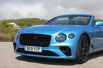 Bentley Continental GT V8 GT Convertible V8 GT Convertible Descapotable Sequin Blue Exterior Frontal-Lateral 2 puertas