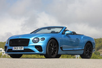 Bentley Continental GT V8 GT Convertible V8 GT Convertible Descapotable Sequin Blue Exterior Frontal-Lateral 2 puertas