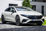 Mercedes-Benz EQS EQS 580 4MATIC AMG Line con Paquete Night Turismo Blanco Diamante Metalizado Exterior Lateral-Frontal 5 puertas