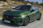 Peugeot 308 Gama 308 Hybrid GT Pack Hybrid Turismo Verde Olivine Exterior Frontal-Lateral 5 puertas