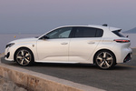 Peugeot 308 Gama 308 Hybrid GT Hybrid Turismo Blanco Nacarado Exterior Lateral 5 puertas