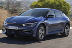 KIA EV6 Gama EV6 GT Line Turismo Yacht Blue Exterior Frontal-Lateral 5 puertas