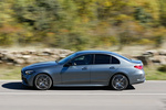 Mercedes-Benz Clase C C 220 d AMG Line con Paquete Night Turismo Gris Selenit Magno Exterior Cenital-Lateral 5 puertas