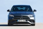Mercedes-Benz Clase C C 220 d AMG Line con Paquete Night Turismo Gris Selenit Magno Exterior Frontal 5 puertas