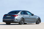 Mercedes-Benz Clase C C 220 d AMG Line con Paquete Night Turismo Gris Selenit Magno Exterior Posterior-Lateral 5 puertas