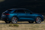 Audi Q8 60 TFSIe quattro tiptronic 340 kW (462 CV) S line TFSIe Todo terreno Azul Galaxia Exterior Lateral 5 puertas