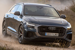 Audi Q8 60 TFSIe quattro tiptronic 340 kW (462 CV) S line TFSIe Todo terreno Azul Galaxia Exterior Lateral-Frontal 5 puertas