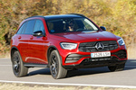 Mercedes-Benz GLC 300 de 4MATIC AMG Line Plus de Todo terreno Rojo Jacinto Metalizado Exterior Lateral-Frontal 5 puertas