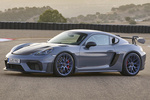 Porsche 718 Cayman GT4 RS Cayman GT4 RS con paquete opcional Weissach Coup&eacute; Arctic Grey Exterior Frontal-Lateral 3 puertas