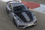 Porsche 718 Cayman GT4 RS Cayman GT4 RS con paquete opcional Weissach Coup&eacute; Arctic Grey Exterior Cenital-Lateral-Frontal 3 puertas