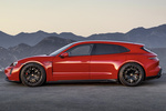 Porsche Taycan GTS Sport Turismo GTS Sport Turismo Turismo familiar Rojo Carm&iacute;n Exterior Lateral 5 puertas
