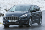 Ford S-MAX 2.5 FHEV 140 kW (190 CV) Vignale Monovolumen Azul Pantera Exterior Frontal-Lateral 5 puertas