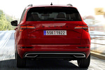 Skoda Karoq 2.0 TSI 140 kW (190 CV) DSG 4x4 Sportline Todo terreno Rojo Velvet Metalizado Exterior Lateral-Posterior 5 puertas