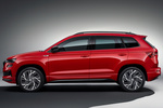 Skoda Karoq 2.0 TSI 140 kW (190 CV) DSG 4x4 Sportline Todo terreno Rojo Velvet Metalizado Exterior Lateral 5 puertas
