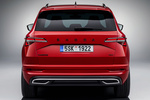 Skoda Karoq 2.0 TSI 140 kW (190 CV) DSG 4x4 Sportline Todo terreno Rojo Velvet Metalizado Exterior Posterior 5 puertas