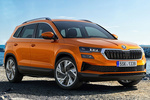 Skoda Karoq 2.0 TDI 110 kW (150 CV) DSG 4x4 Style Todo terreno Naranja Phoenix Exterior Lateral-Frontal 5 puertas