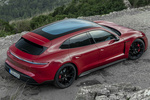 Porsche Taycan GTS Sport Turismo GTS Sport Turismo Turismo familiar Rojo Carm&iacute;n Exterior Cenital-Posterior-Lateral 5 puertas