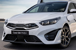 KIA ceed Ceed Tourer 1.6 GDi PHEV 103 kW (141 CV) Ceed Tourer eMotion PHEV Turismo familiar Cassa White Exterior Frontal 5 puertas