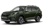 Subaru Forester Gama Forester MHEV Gama Forester MHEV Todo terreno Cascade Green Silica Exterior Frontal-Lateral 5 puertas